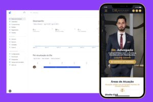 Sites Prontos Profissionais site para advogados com sistema