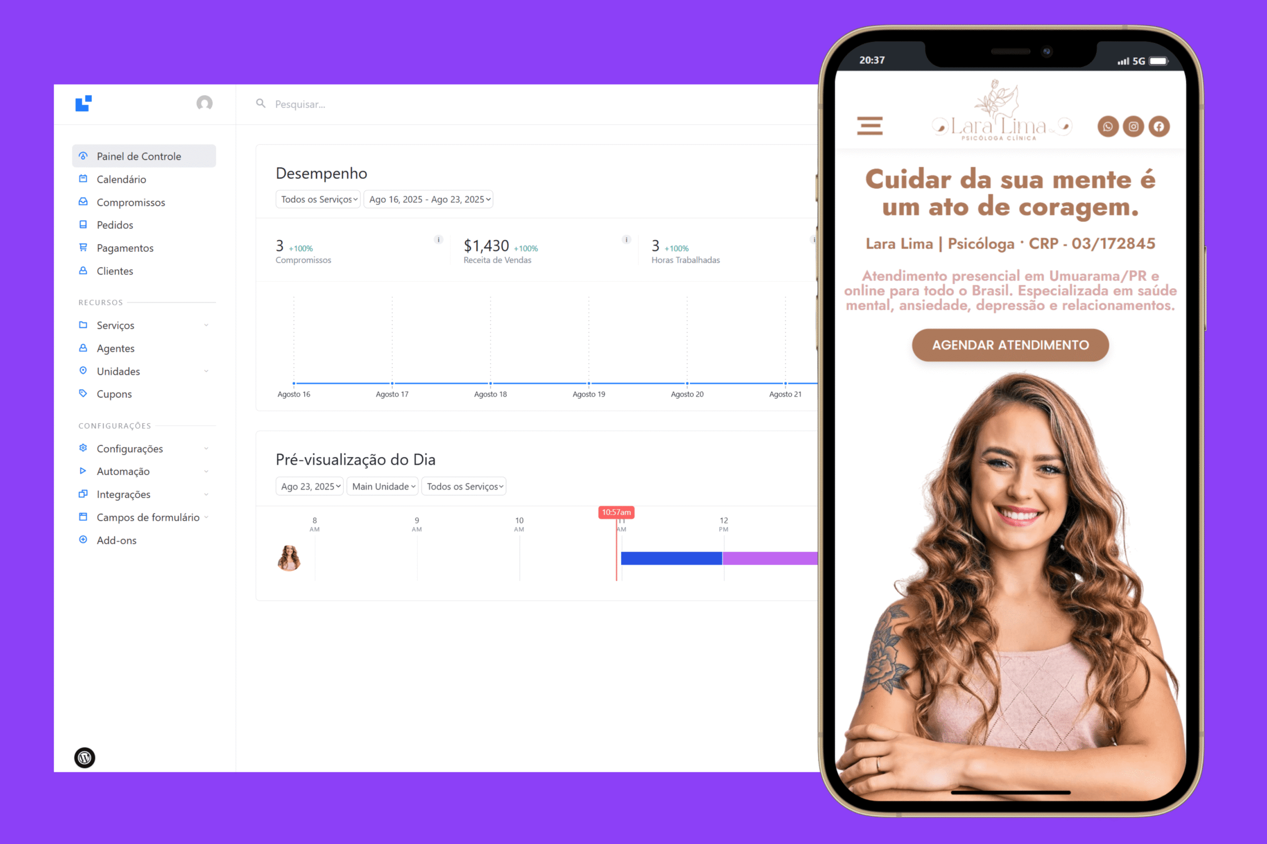 Sites Prontos Profissionais Site Para Psicólogos Com Sistema