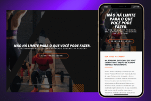 Sites Prontos Profissionais, Site Para Academia